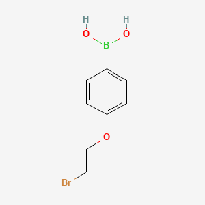 molecular formula C8H10BBrO3 B1519895 (4-(2-溴乙氧基)苯基)硼酸 CAS No. 913836-06-3