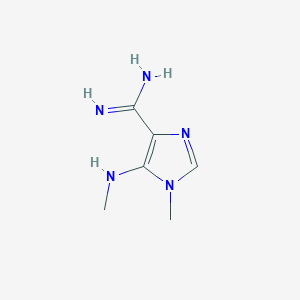 1-Methyl-5-(methylamino)-1H-imidazole-4-carboximidamide