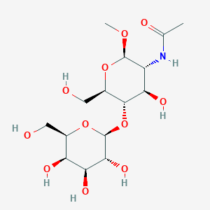 molecular formula C15H27NO11 B15198997 methyl 2-acetamido-2-deoxy-4-O-beta-D-galactopyranosyl-beta-D-glucopyranoside 