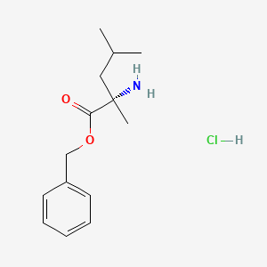 Benzyl (S)-2-amino-2,4-dimethylpentanoate hydrochloride