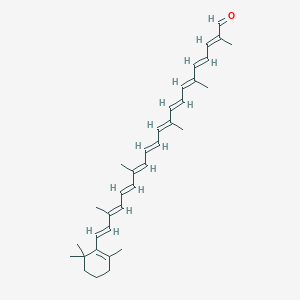 molecular formula C35H46O B1519910 4'-Apo-beta-carotenal CAS No. 5056-12-2