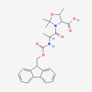 (4S,5R)-3-[(S)-2-(Fmoc-amino)propanoyl]-2,2,5-trimethyloxazolidine-4-carboxylic Acid