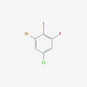 molecular formula C6H2BrClFI B1519912 1-Bromo-5-chloro-3-fluoro-2-iodobenzene CAS No. 201849-16-3