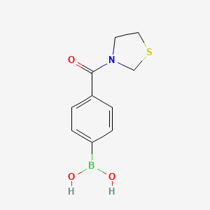B1519921 (4-(Thiazolidine-3-carbonyl)phenyl)boronic acid CAS No. 850589-33-2