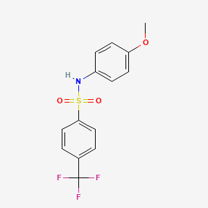 N-(4-methoxyphenyl)-4-(trifluoromethyl)benzenesulfonamide