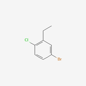 molecular formula C8H8BrCl B1519923 4-Bromo-1-chloro-2-ethylbenzene CAS No. 289039-22-1