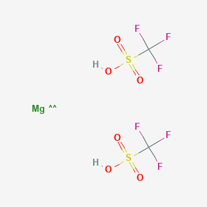 molecular formula C2H2F6MgO6S2 B15199247 Magnesiumtrifluoromethanesulfonate 