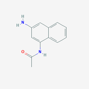 molecular formula C12H12N2O B1519925 N-(3-aminonaphthalen-1-yl)acetamide CAS No. 721970-24-7