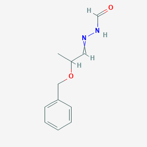 N-[(E)-[(2S)-2-phenylmethoxypropylidene]amino]formamide