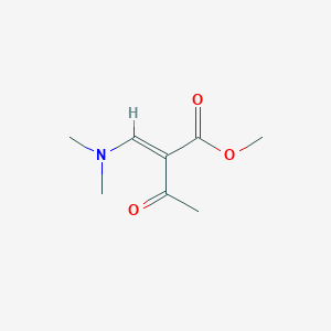 molecular formula C8H13NO3 B151993 2-乙酰基-3-(二甲氨基)丙烯酸甲酯 CAS No. 203186-56-5