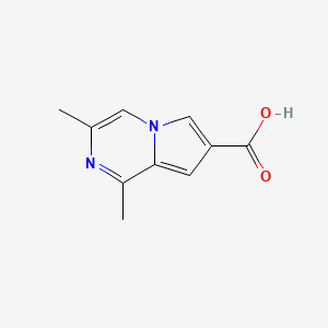 1,3-Dimethylpyrrolo[1,2-a]pyrazine-7-carboxylic acid