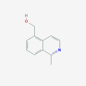 molecular formula C11H11NO B15199306 (1-Methylisoquinolin-5-yl)methanol 