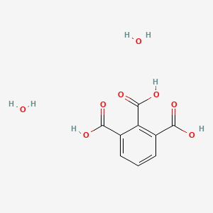 molecular formula C9H10O8 B1519931 ベンゼン-1,2,3-トリカルボン酸二水和物 CAS No. 36362-97-7