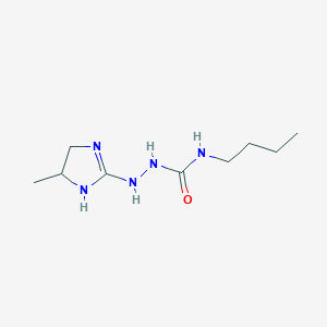 N-Butyl-2-(4-methyl-4,5-dihydro-1H-imidazol-2-yl)hydrazinecarboxamide