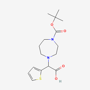 1-Boc-4-(carboxy-thiophen-2-YL-methyl)-[1,4]diazepane