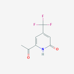 6-Acetyl-4-(trifluoromethyl)pyridin-2(1H)-one