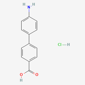 4'-Amino-[1,1'-biphenyl]-4-carboxylic acid hydrochloride
