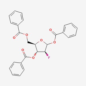 (3S,4R,5R)-5-((Benzoyloxy)methyl)-3-fluorotetrahydrofuran-2,4-diyl dibenzoate