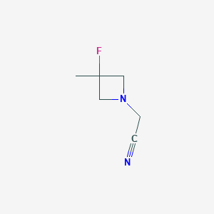 2-(3-Fluoro-3-methylazetidin-1-yl)acetonitrile