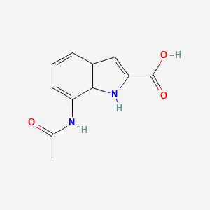 7-acetamido-1H-indole-2-carboxylic acid