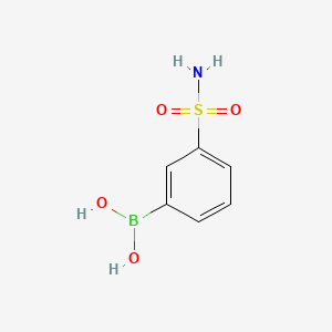 molecular formula C6H8BNO4S B1519961 3-(Aminosulphonyl)benzeneboronic acid CAS No. 850568-74-0