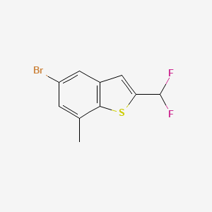 5-Bromo-2-(difluoromethyl)-7-methylbenzo[b]thiophene