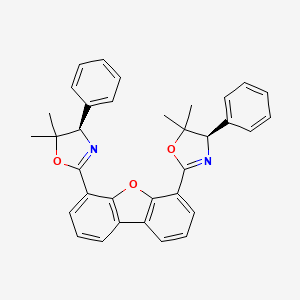 4,6-Bis((R)-5,5-dimethyl-4-phenyl-4,5-dihydrooxazol-2-yl)dibenzo[b,d]furan