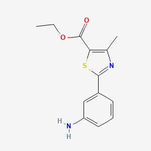 Ethyl 2-(3-aminophenyl)-4-methylthiazole-5-carboxylate