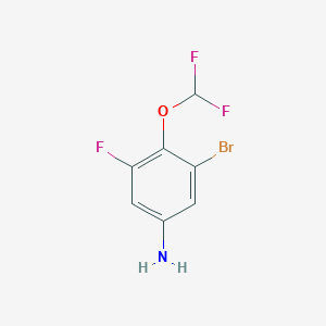 3-Bromo-4-(difluoromethoxy)-5-fluoroaniline