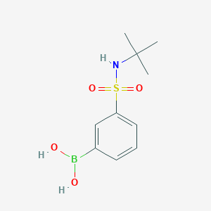 molecular formula C10H16BNO4S B1519970 3-(叔丁基氨基磺酰基)苯硼酸 CAS No. 221290-14-8