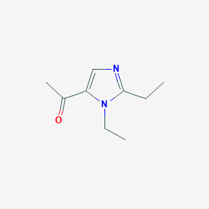 1-(1,2-Diethyl-1H-imidazol-5-yl)ethanone