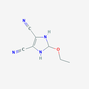 2-ethoxy-2,3-dihydro-1H-imidazole-4,5-dicarbonitrile