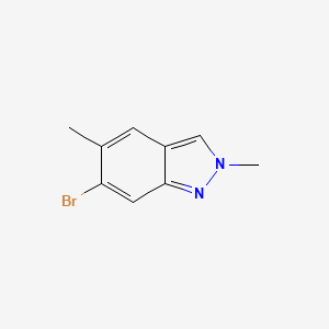 molecular formula C9H9BrN2 B1519975 6-溴-2,5-二甲基-2H-吲唑 CAS No. 1159511-92-8
