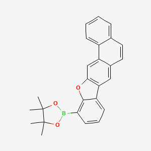 4,4,5,5-Tetramethyl-2-(phenanthro[3,2-b]benzofuran-11-yl)-1,3,2-dioxaborolane