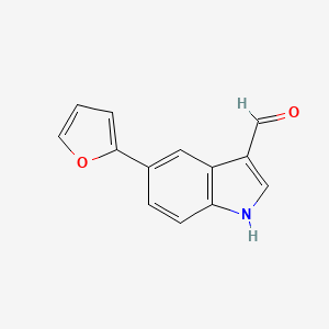 5-(2-Furyl)-1H-indole-3-carbaldehyde