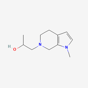 1-(1-Methyl-1,4,5,7-tetrahydro-6H-pyrrolo[2,3-c]pyridin-6-yl)propan-2-ol