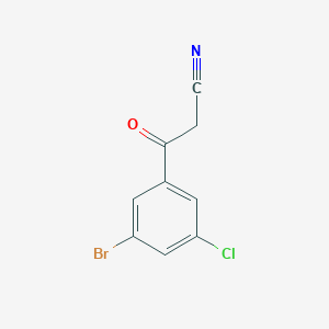 3-Bromo-5-chlorobenzoylacetonitrile