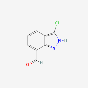 3-Chloro-1H-indazole-7-carbaldehyde