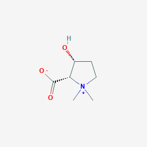 (2S,3R)-3-hydroxy-1,1-dimethylpyrrolidin-1-ium-2-carboxylate