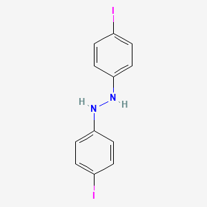 molecular formula C12H10I2N2 B15200033 1,2-Bis(4-iodophenyl)hydrazine 