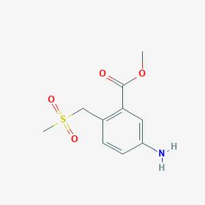 Methyl 5-amino-2-((methylsulfonyl)methyl)benzoate