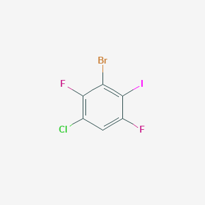 2-Bromo-4-chloro-3,6-difluoroiodobenzene