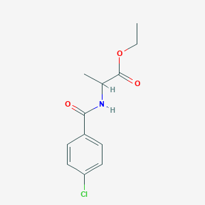 ethyl N-[(4-chlorophenyl)carbonyl]alaninate