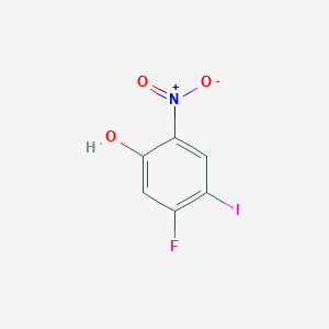 5-Fluoro-4-iodo-2-nitrophenol