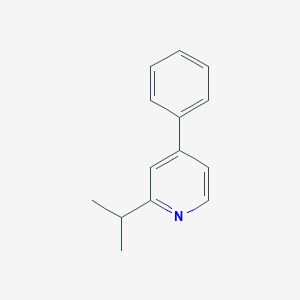 molecular formula C14H15N B15200122 2-Isopropyl-4-phenylpyridine 