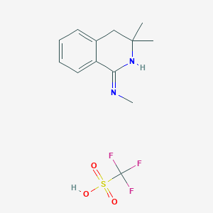 N,3,3-trimethyl-3,4-dihydroisoquinolin-1-amine trifluoromethanesulfonate