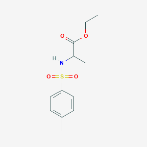 molecular formula C12H17NO4S B15200152 DL-Ethyl tosylalaninate 