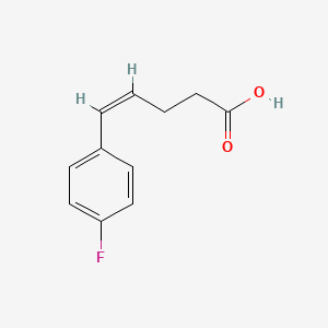 (Z)-5-(4-fluorophenyl)pent-4-enoic acid