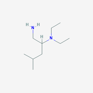 (1-Amino-4-methylpentan-2-yl)diethylamine