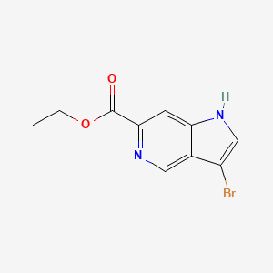 Ethyl 3-bromo-1H-pyrrolo[3,2-c]pyridine-6-carboxylate